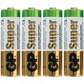 Батарейки GP Super Alkaline AA 4 шт. [GP15ARS-2SB4]