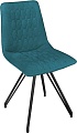 Стул Трия Хьюго К4 (черный муар/микровелюр Jercy Izumrud)