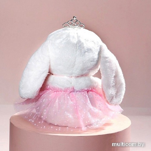 Классическая игрушка Milo Toys Зайка Ла-Пу-Ля в платье с короной 9211943