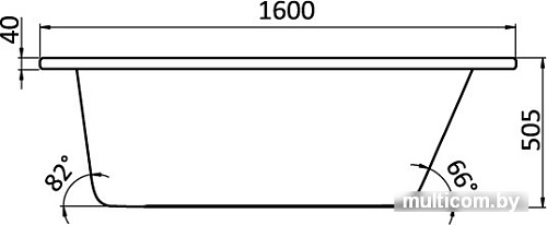 Ванна Santek Монако XL 160x75 (1WH111978)