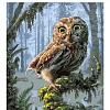 Картина по номерам Kolibriki Совенок на ветке VA-0179