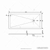 Душевой поддон RGW ST-0139G 16152913-02 90x130