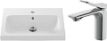 Умывальник Cersanit Carina 60В S-UM-CAR60/1 + 63050