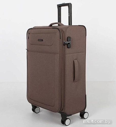 Чемодан-спиннер Grott 338-1001/3-28 (коричневый)