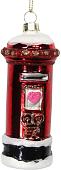 Елочная игрушка Gisela Graham London Christmas. Почтовый ящик заснеженный 1103