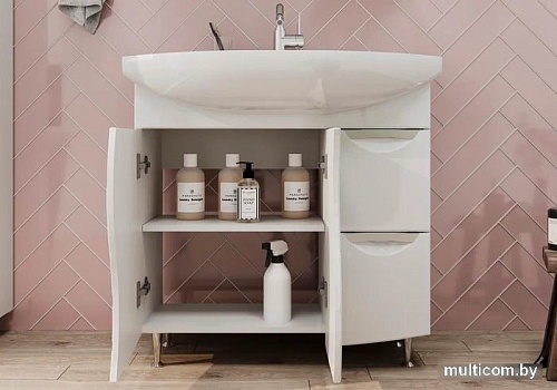 Volna Тумба под умывальник Adel 80 2D.2Y напольная Балтика