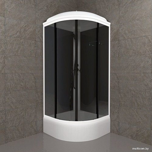 Душевая кабина Triton Грэй-Блэк B 90х90