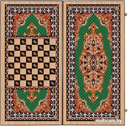 Шашки/нарды РФН Сирия Зеленые rasz60