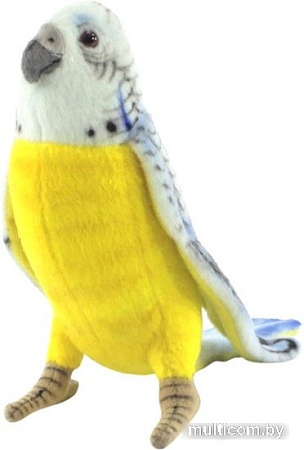 Классическая игрушка Hansa Сreation Попугай волнистый голубой 4653П (15 см)