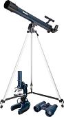 Детский микроскоп, телескоп, бинокль Levenhuk Discovery Scope 3 с книгой 77822