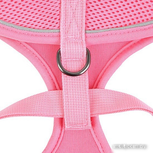 Шлейка Puppia Soft PAUA-HA1828-PK-L (розовый/светоотражающий)
