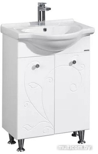 Мебель для ванных комнат Акватон Тумба с умывальником Акватон Лиана 60 1A1631K0LL010