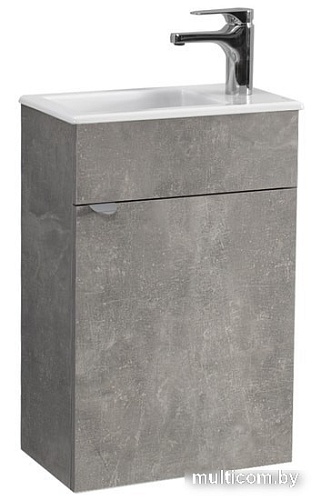 Мебель для ванных комнат Belux Тумба под умывальник Бергамо-Женева НП40 (31 бетон чикаго-св.с.)