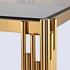 Журнальный столик Stool Group Гэтсби 55x55 EET-027-TG-1 (стекло smoke/сталь золото)