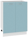 Шкаф напольный Кортекс-мебель Корнелия Мара НШ60р без столешницы (голубой)