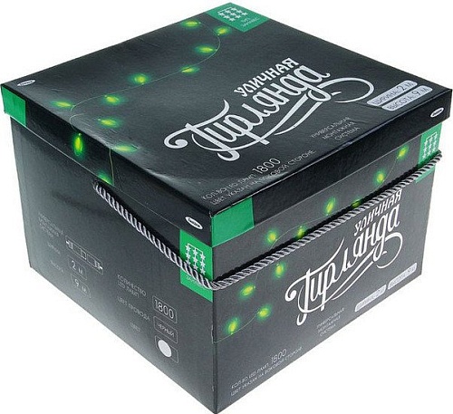 Световой дождь Luazon Занавес 3W Led 1800 (2x9 м, белый) [1080310]