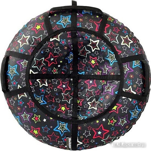 Тюбинг Hubster Люкс Pro S 100 см (звезды черные)