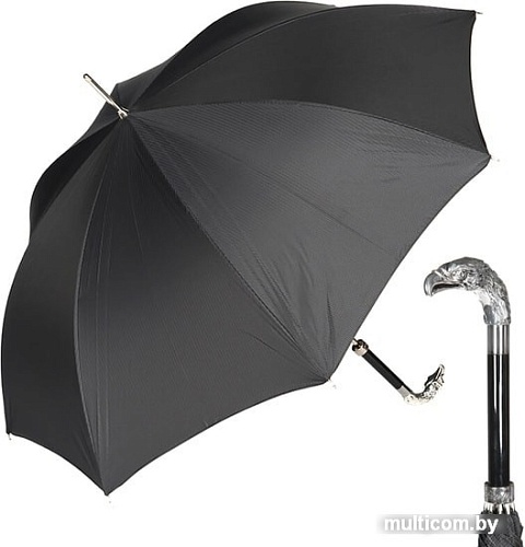 Зонт Pasotti Eagle Silver StripesS Black