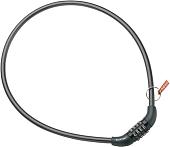 Тросовый велосипедный замок Tonyon 8x650 445C-0865F (черный)