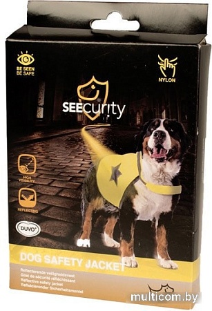 Жилетка для животных Duvo Plus 1270022/DV (S, желтый/черный)