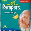 Подгузники Pampers Active Baby-Dry 3 Midi (82 шт)