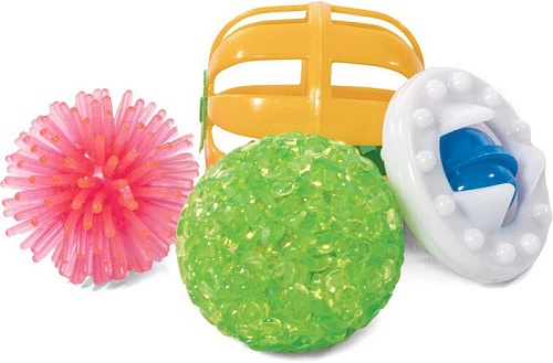 Игрушка для кошек Triol XW7017 22181067 (3 мяча, погремушка)