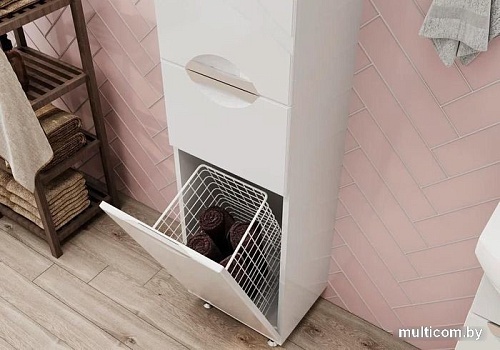 Volna Шкаф-пенал Adel 35 c корзиной