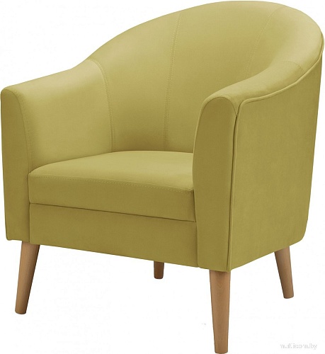 Интерьерное кресло Mio Tesoro Арти (Velutto 28/натуральное дерево)