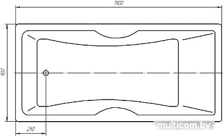 Ванна Aquatek Феникс 190x90