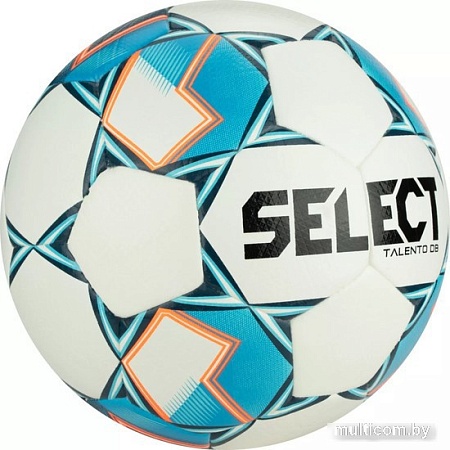 Футбольный мяч Select Talento DB V22 0775846200 (5 размер, белый/синий/голубой)