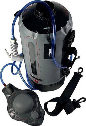 Душ походный AfishTour 12L Camp Shower Bag PVC 500D 516133 (серый)