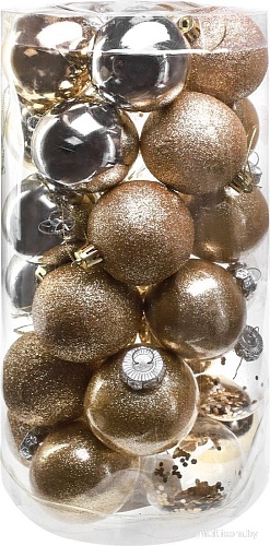 Miland Праздник в золотых оттенках НУ-4205 (30шт, 6см)