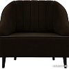 Интерьерное кресло Brioli Донато (велюр, B74 коричневый/темные ножки)