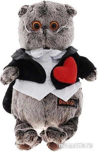 Мягкая игрушка Basik&Ko Басик во фраке (25 см) [Ks25-029]