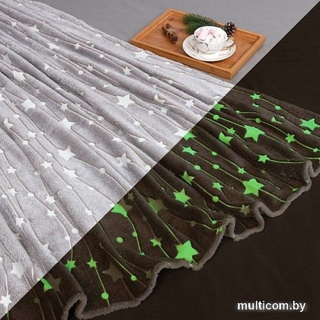 Плед Этель Звездное небо 7880899 200x220 (светящийся в темноте)