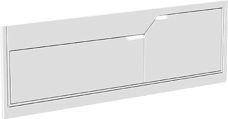 Фронтальный экран под ванну Belux Неаполь К1700 (белый глянцевый)
