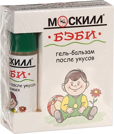 Бальзам после укусов Москилл Бэйби Roll-On (12мл)