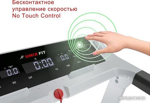 Электрическая беговая дорожка Unixfit Hi-tech F2 (arctic ice)