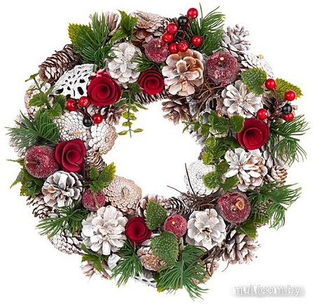Рождественский венок Elan Gallery Венок Снежная фантазия 450094