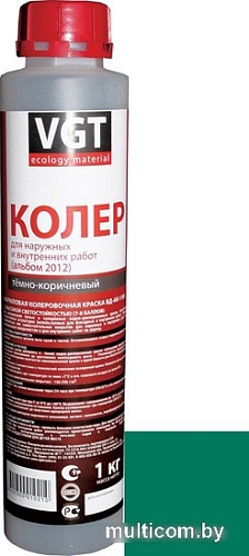 Колеровочная краска VGT ВД-АК-1180 2012 1 кг (ярко-зеленый)