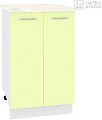 Шкаф напольный Кортекс-мебель Корнелия Лира НШ50р (салатовый/мадрид)