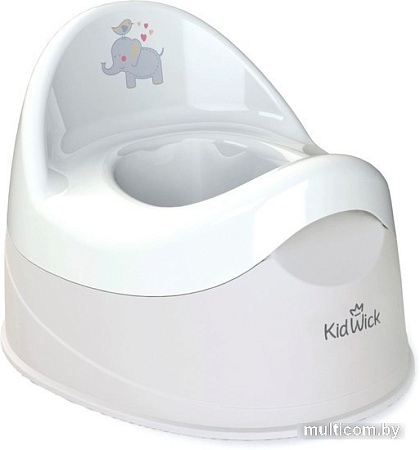 Детский горшок Kidwick Дуэт KW100404 (серый/белый)