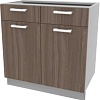 Шкаф напольный Интерлиния Компо НШ80рш2 (шимо темный)