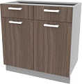 Шкаф напольный Интерлиния Компо НШ80рш2 (шимо темный)