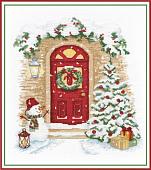 Набор для вышивания Овен Праздник в дверь стучится 1249