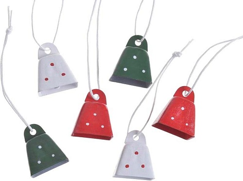 Елочная игрушка Canea Колокольчик HDD-211438_A (6 шт)