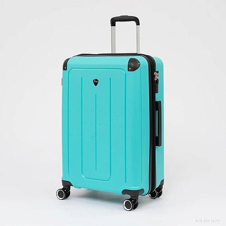 Чемодан-спиннер Francesco Molinary 197-PP1906/2-24BIR (бирюзовый)