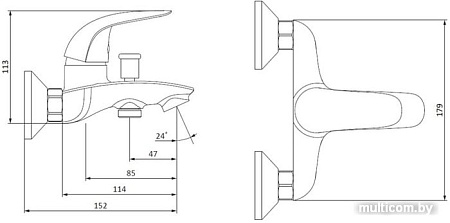Смеситель RedBlu Palace Bit 311000000