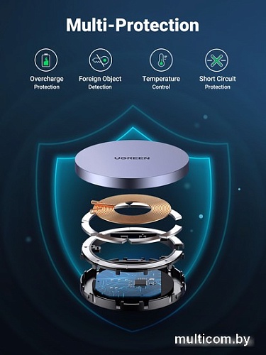 Беспроводное зарядное Ugreen CD245 30233