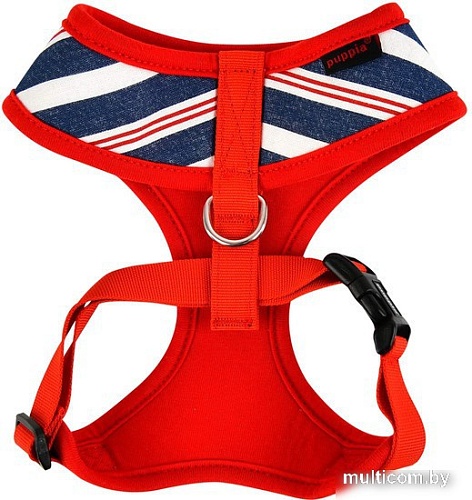 Шлейка Puppia Zorion PATA-HA1711-SN-XL (синий/полоски)